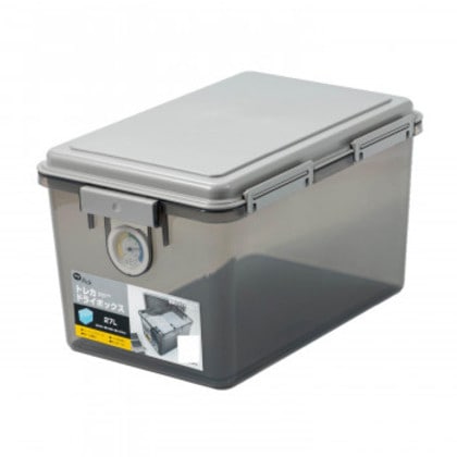 ナカバヤシ トレカドライボックス27L/グレー TKB-27L-N
