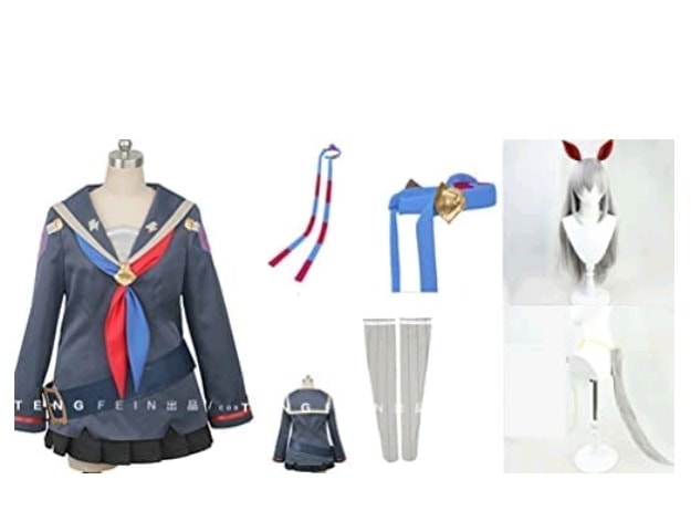 うま娘プリティダービータマモクロスコスプレコスチューム＋ヘアオーナメント＋ソックス（ウィッグ＋イヤーテールスタイルあり） 12,243円