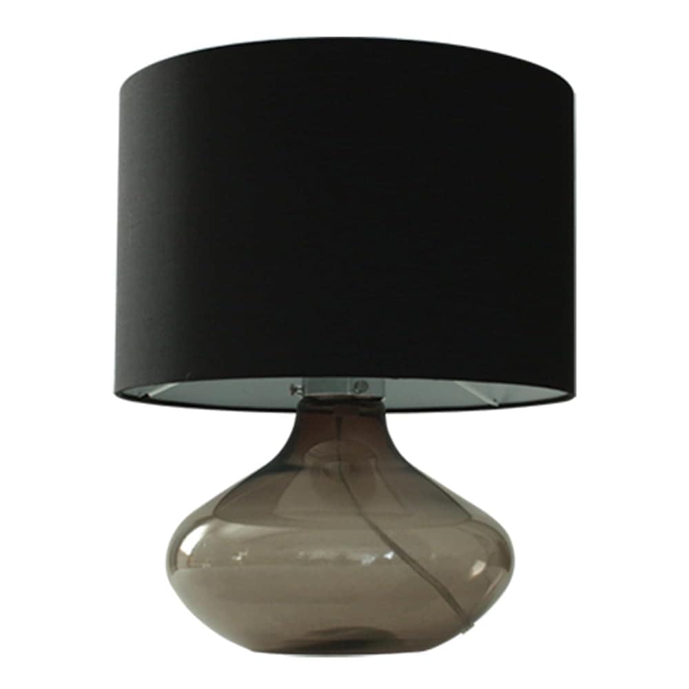 ディクラッセ テーブルランプ テーブルライト ガラス おしゃれ アクア ブラックスモーク ファブリックシェード LT3100