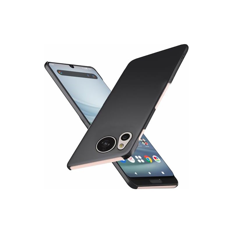 Wojiaozvlf 極薄 AQUOS sense8 ケース 薄型 AQUOS sense 8 SH-54D SHG11 ケース AQUOS sense8 SH-M26カバー PCマット質感 超軽量多機種対応ケース