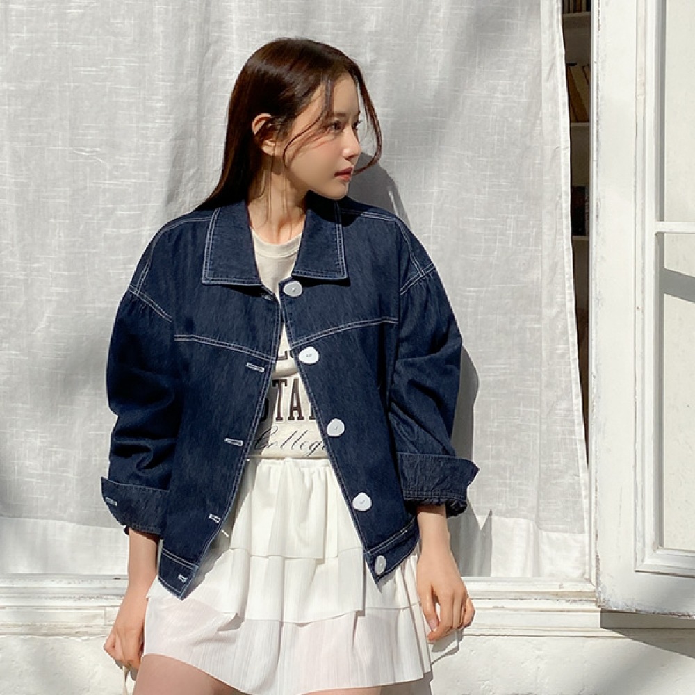 (JSTYLEのイーブレット) イーブレットゴヒデンステッチデニム JSTYLE