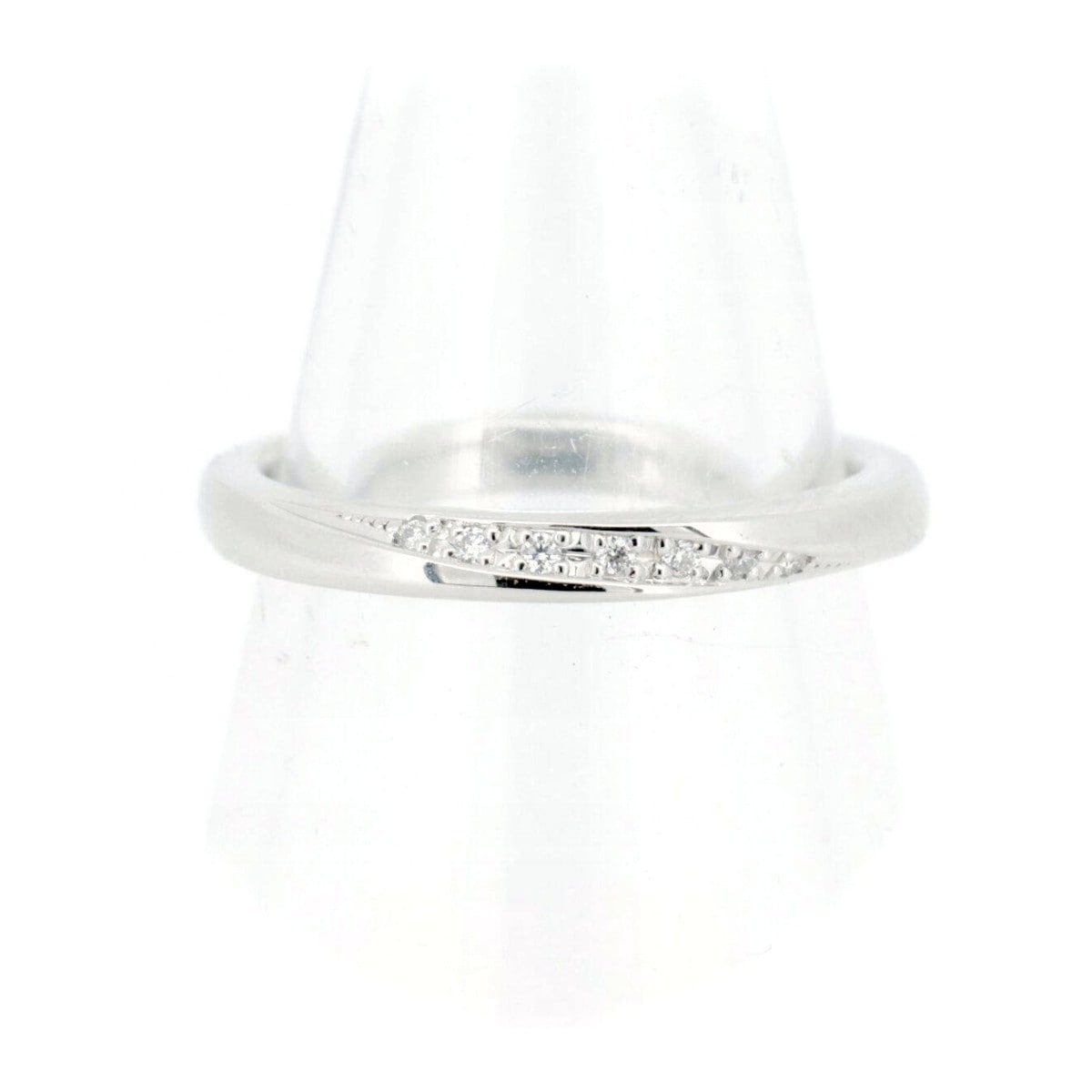 銀座ダイヤモンド シライシ ダイヤモンド リング 指輪 0.026ct 6号 Pt950(プラチナ) 質屋出品