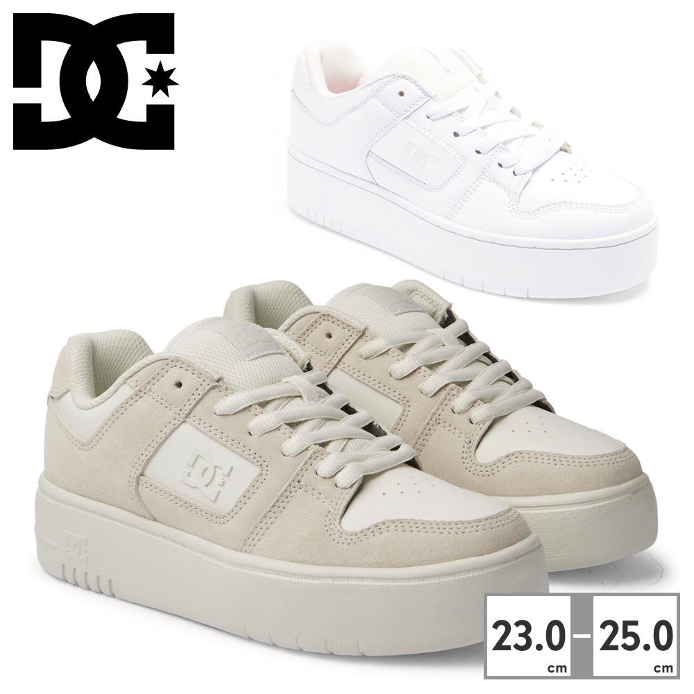 DC shoes スニーカー レディース DW241002 OF1 WW0 ディーシー シューズ MANTECA 4 PLATFORM 厚底 スポーティ