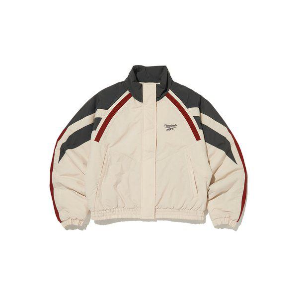 [24FW] [価格引下げ]ヘリテージ クロップ パディング ジャケット (W) - ベージュ REJU4FJ31I1