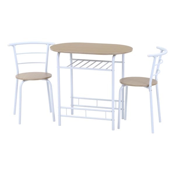 ダイニング３点セット 2人用 ホワイト TH3015-1