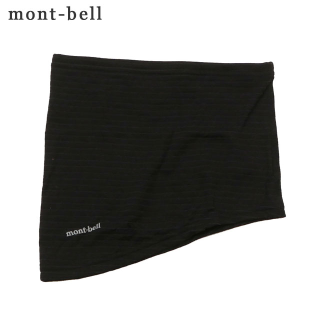 モンベル mont-bell Super Merino Wool Expedition Neck Gaiter スーパーメリノウール EXP.ネックゲーター ネックウォーマー 厚手 ブラック B