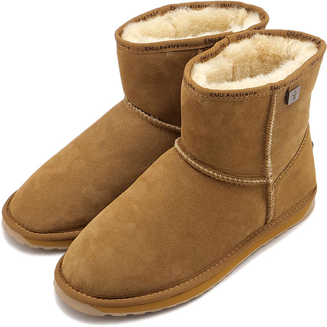 ムートンブーツ プラチナム スティンガー スリムミニ [WP20003] PLATINUM STINGER SLIM MINI レディース 靴 ショートブーツ 撥水 Chestnut