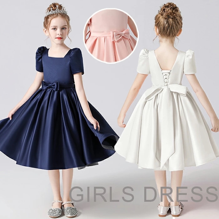 早いもの胜ち キッズドレス 発表会 女の子 子どもドレス ジュニアドレス シンプルドレス 子供服 ステージドレス ピアノ発表会ドレス コンクールドレス 結婚式 キッズドレス こどもドレス 女の子 ワン 5,321円