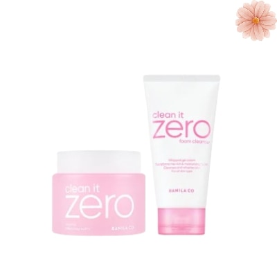 クリーンイットゼロ オリジナル クレンジングバーム 大容量180ml+クリーンイットゼロ フォーム クレンザー 150ml/クレンジング/メイク落とし/化粧落とし/クレンジングバーム/毛穴 黒ずみ/