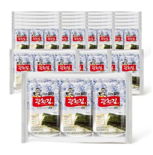 廣川海苔 青のり 弁当海苔 4g 72個/ 韓国直送