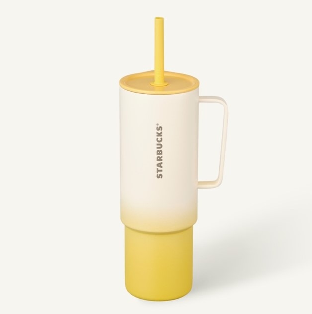 韓国 フラワーマーケット オールデイ ハンドル コールドカップ 932ml