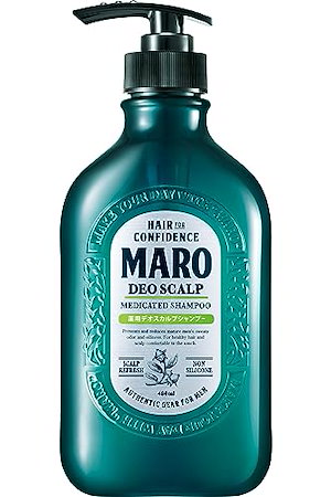 医薬部外品 MAROマーロ デオ スカルプ シャンプー メンズ 薬用 ノンシリコン 超濃密泡 480ml 本体