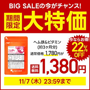 栄養機能食品　ヘム鉄ビタミン（約3ヶ月分） サプリ 鉄 鉄分 葉酸 サプリメント おすすめ ビタミンC 美容 豚由来 ミネラル 鉄分補給 女性特有 ダイエット 健康 鉄分不足 ヘルスケア