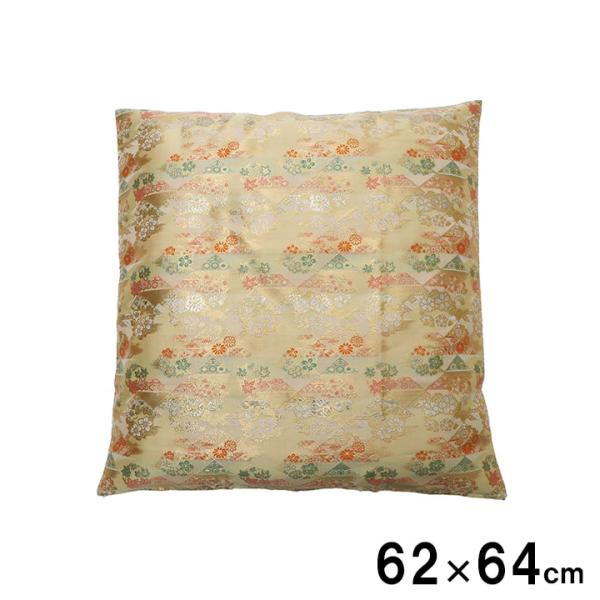京菊 カバー 座布団カバー 金襴 国産 日本製 仏前 法事 お盆 贈り物 和室 和柄 八端判KGZC6264