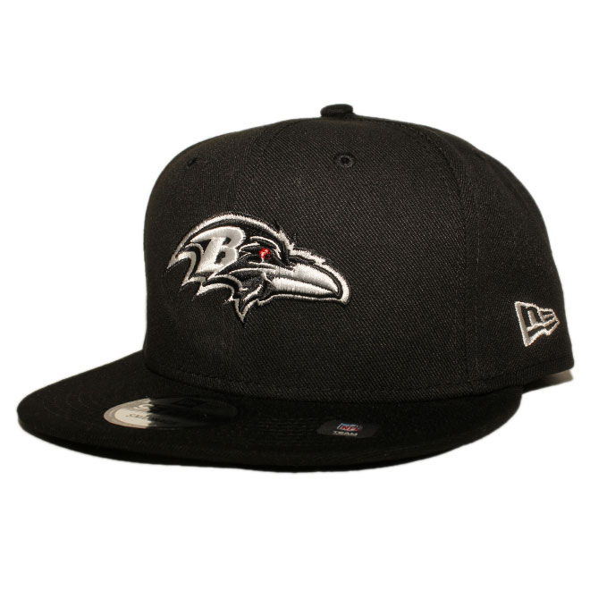 スナップバックキャップ 帽子 9fifty メンズ レディース NFL ボルティモア レイブンズ フリーサイズ