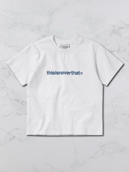 トップス T-Logo W Tee Qoo10 ディスイズネバーザット T-LOGO W TEE ロゴ 半袖 ド