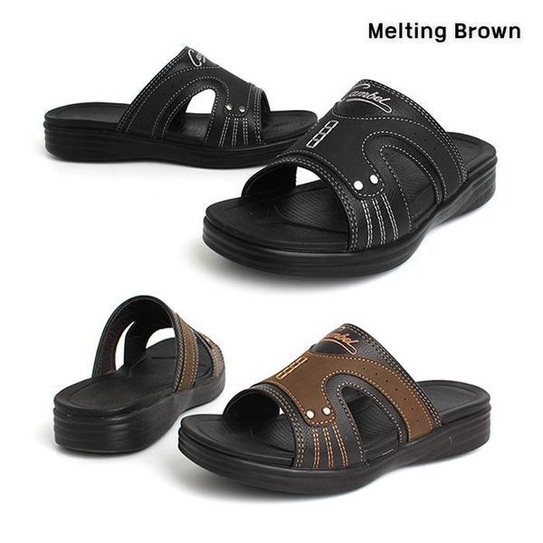 メンズカジュアルデイリークッションスリッパ3cm