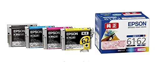 エプソン 純正 インクカートリッジ ペンクリップ IC4CL6162B 4色パック