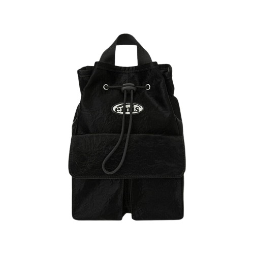MINI WAPPEN POCKET BACKPACK (RENEWAL)-BLACK k-fashion