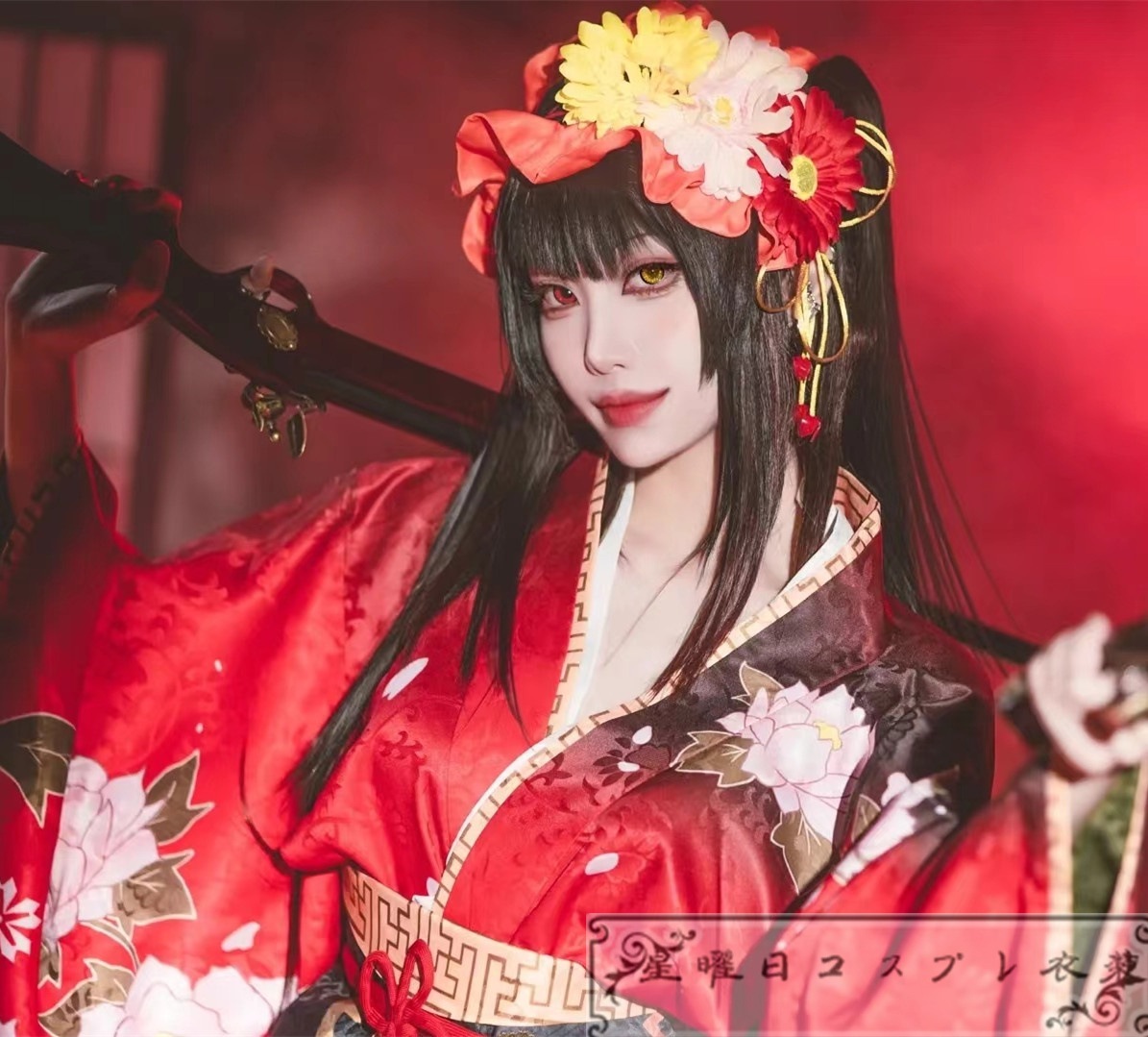 デートアライブ デアラ 時崎狂三 艶姿 着物 コスプレ衣装 コスチューム