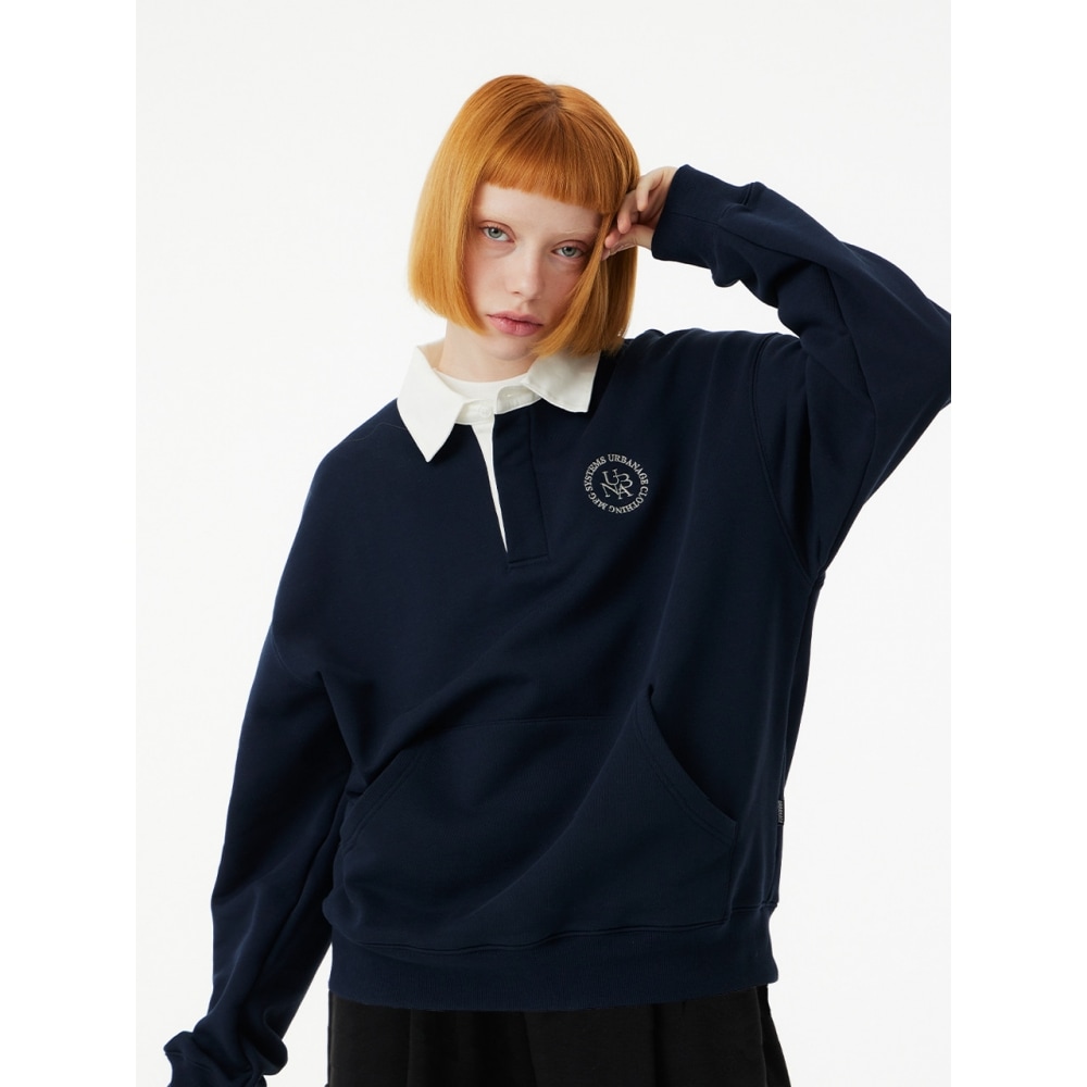 ☆送料・関税込☆ROMANTIC CROWN★BUTTON UP WAFFLE HENLEY NECK ROMANTIC CROWN] BUTTON UP WAFFLE HENLEY NECK/追跡付
