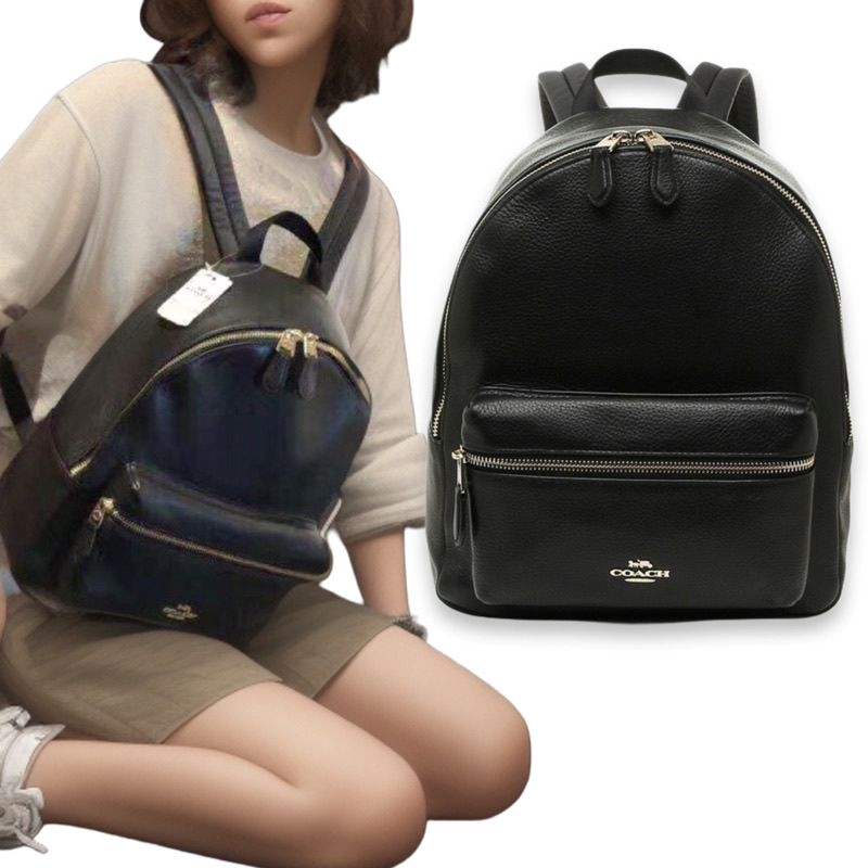 美品 コーチ バックパック リュックサック レザー A4収納可 COACリュック