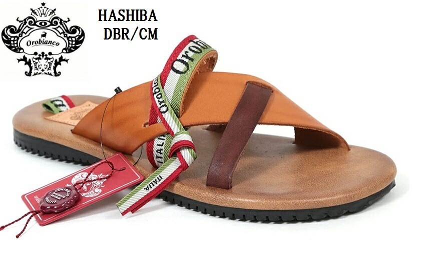 Orobianco(オロビアンコ)橋場 HASHIBA 本革 (MW)本革 リゾートサンダル 高級サ