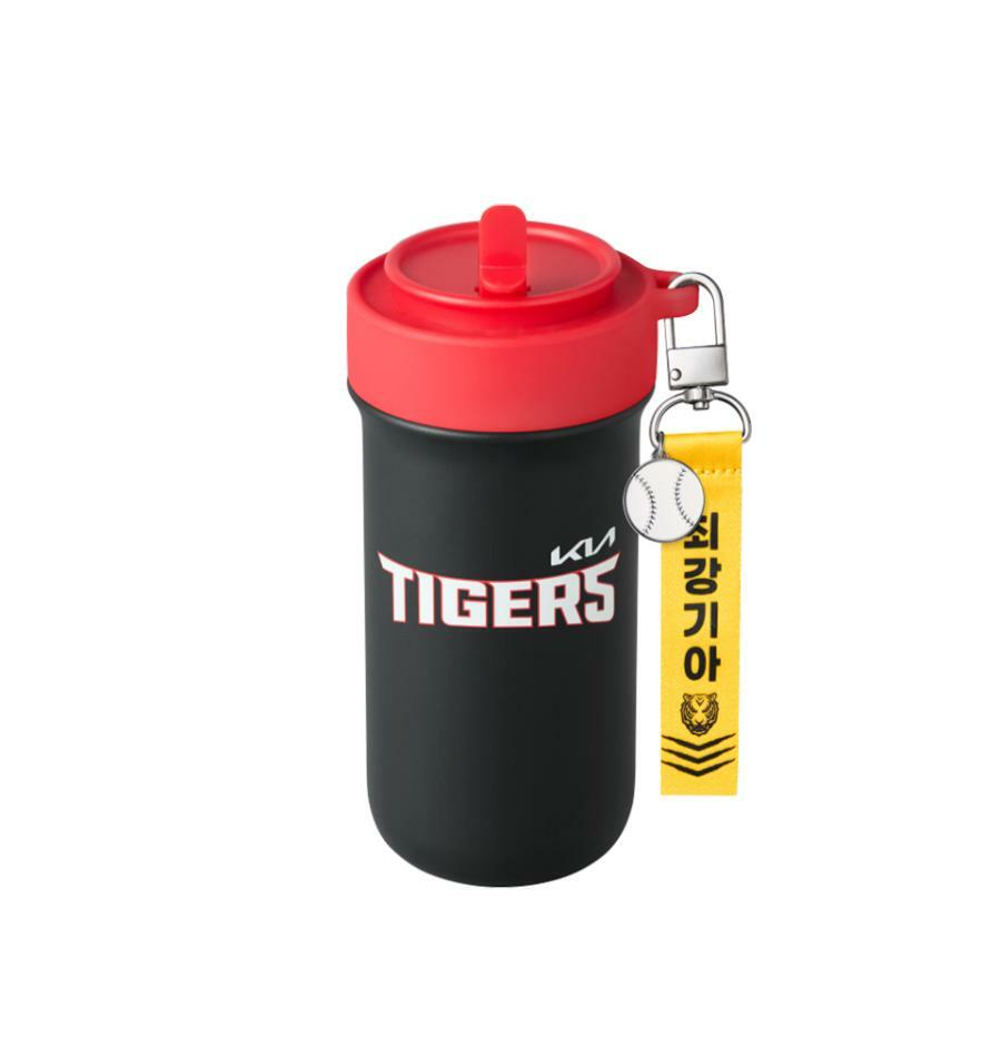 SS タイガーズ 缶クーラー タンブラー 473ml 日本未発売 韓国限定 スターバ グッズ 限定品 野球 2WAY 保冷 ステンレスボトル キャンプ アウトドア レア ギフト 希少 KIA