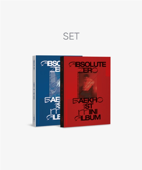 [正品]BAEKHO(KANG DONG HO) - 1st Mini Album Absolute Zero (SET)