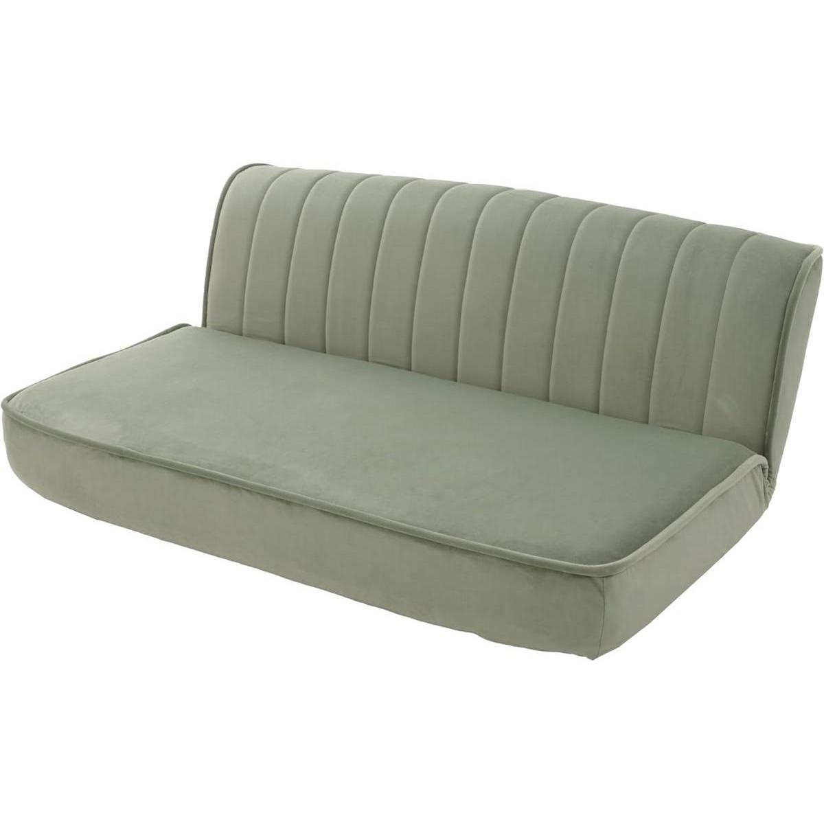 【I】セルタン ロースタイルソファ 2人掛け アーモンドグリーン ベロア生地 日本製 A1220p-W-b-720GRN CELLUTANE【受注生産品】