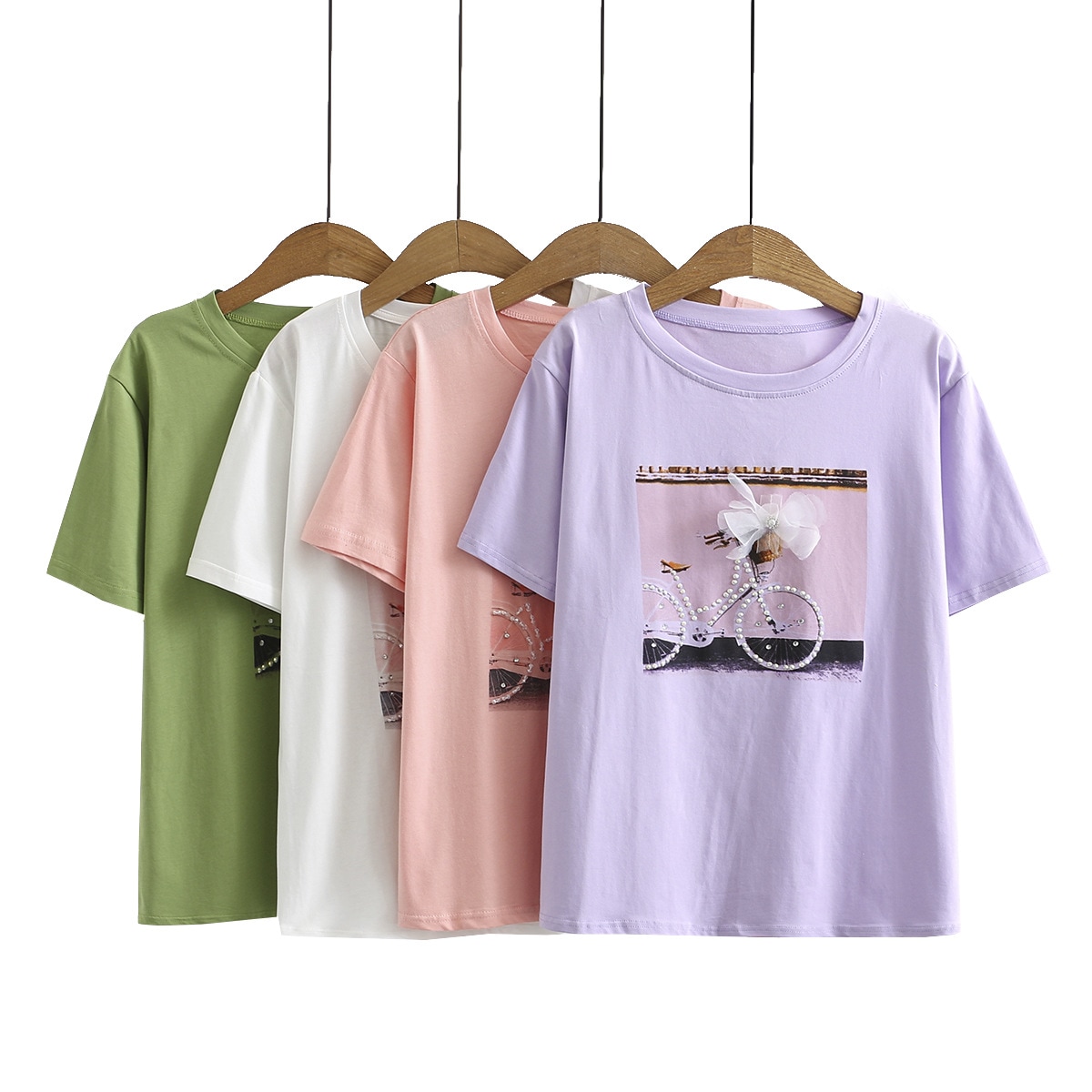 Tシャツ 韓国 半袖 レディーストップス 大きいサイズ 3l 4xl 5lブラウス カジュアル ゆっ