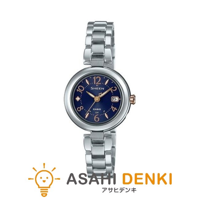 腕時計・時計 カシオ SHW-7100TD-2AJF SHEEN Radio Controlled Model Titanium Seriesソーラー電波 レディースタイプ