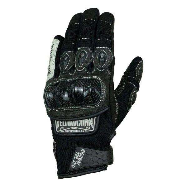 メッシュグローブ ブラックアイボリー LLサイズ YG-350BKIVLL