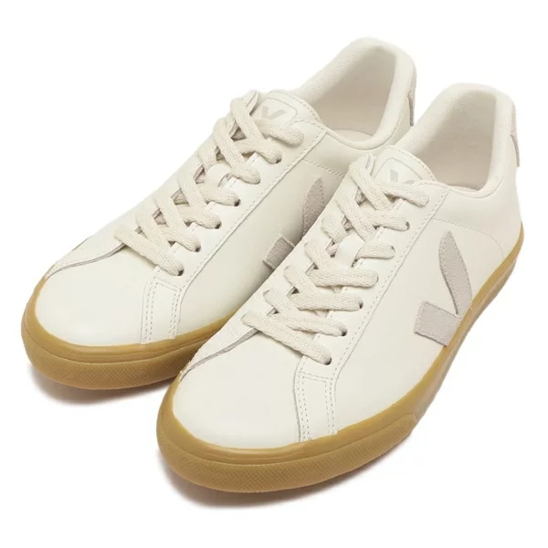 スニーカー エスプラー ホワイト ベージュ レディース EO022 0906