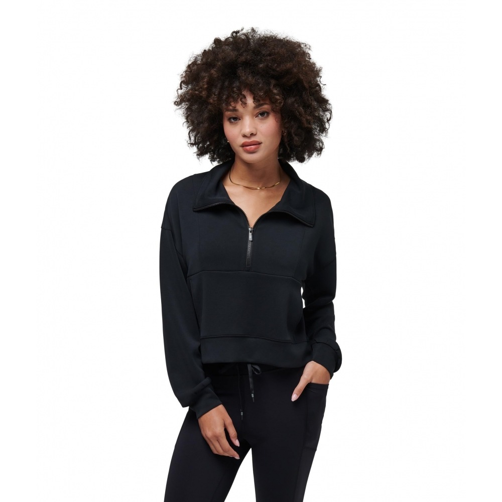 トラビスマシュースカイロフトソフト 1/2 ジップブラック