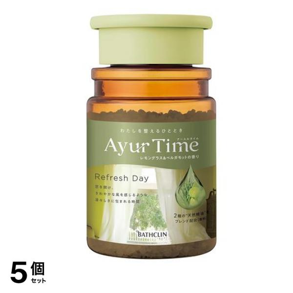 アーユルタイム リフレッシュデイ 本体ボトル 520g (約13回分) 5個セット