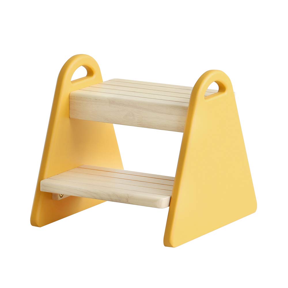 市場 踏み台 子供 カラー展開 tina 幅30ｘ奥行32.5ｘ高さ30cm マスタードイエ ロー 天然木使用 ILS-3429MYL
