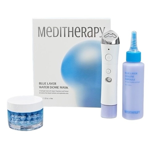 ブルーレイヤーラインナップ:ムルグァントリオ(ドームマスク1ボックス+クリーム1ボックス+アンプルジェット1個+アンプル1ボックス+贈呈品1セット)