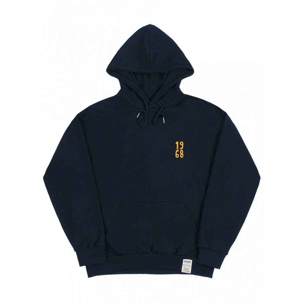 グラバー 1968 スクエアロゴパーカーネイビー