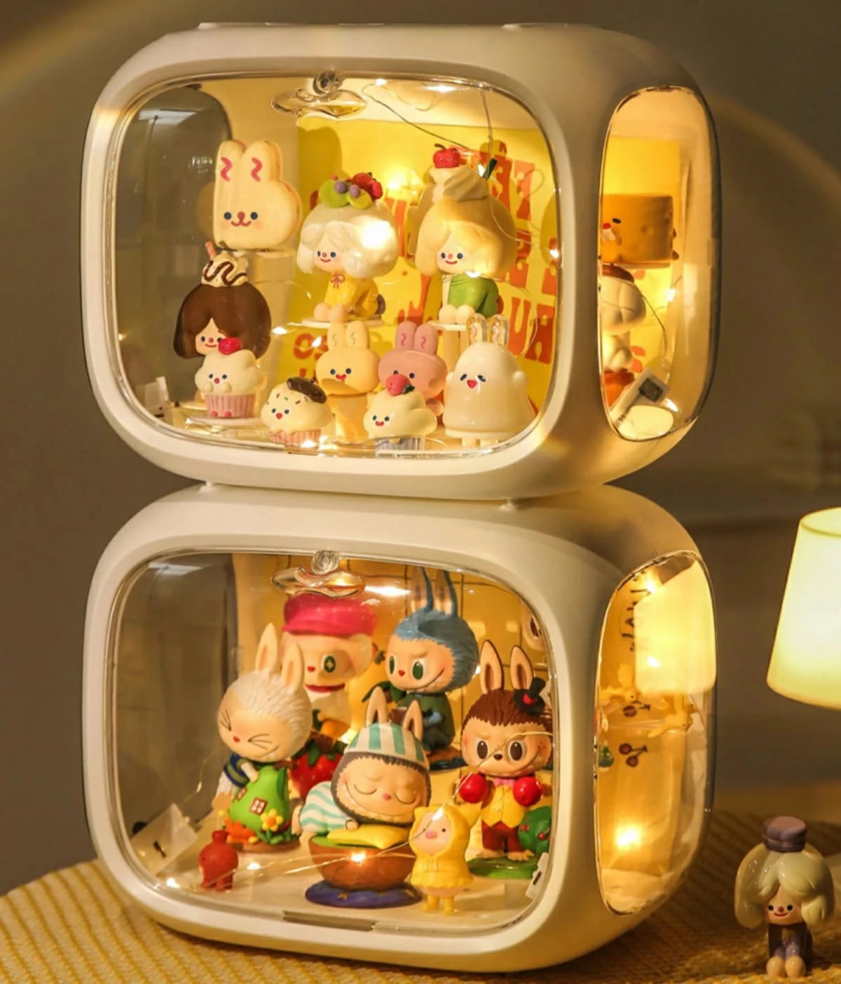 初回限定モデル/ディスプレイ/キャビネットの透明なコレクション箱 アクリルディスプレイキャビネット ハンドランボックス ディスプレイスタンド 人形の陳列棚 収集キャビネット ドールコレクションラック