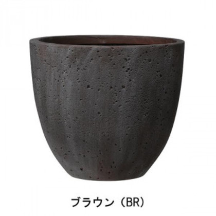 グリーンポット 植木鉢 ロッカー ラウンド ブラウン 42cm AN-RR4236BR