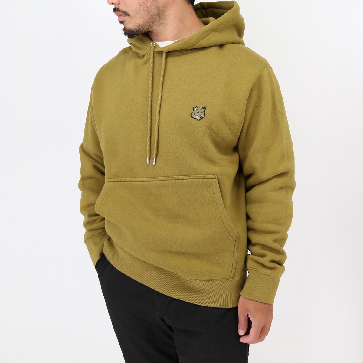 パーカー MM00713KM0307 BOLD FOX HEAD PATCH COMFORT HOODIE メンズ 長袖 プルオーバー 裏起毛 フォック