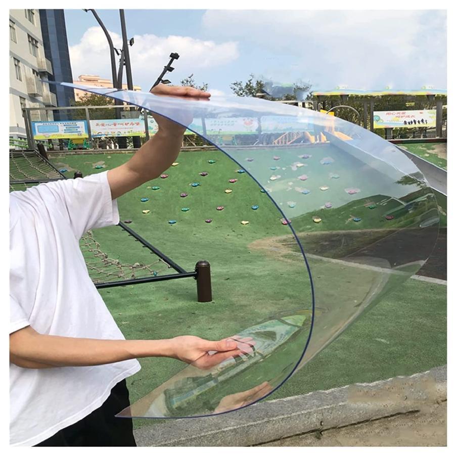 【2枚購入で100円OFF】透明アクリル板 ポリカーボネート屋根ふきシート PC耐久ボード厚さ2mm高靭性で曲げやすい難燃性素材ルーフキャノピー耐衝撃性ポリカーボネートプラスチ