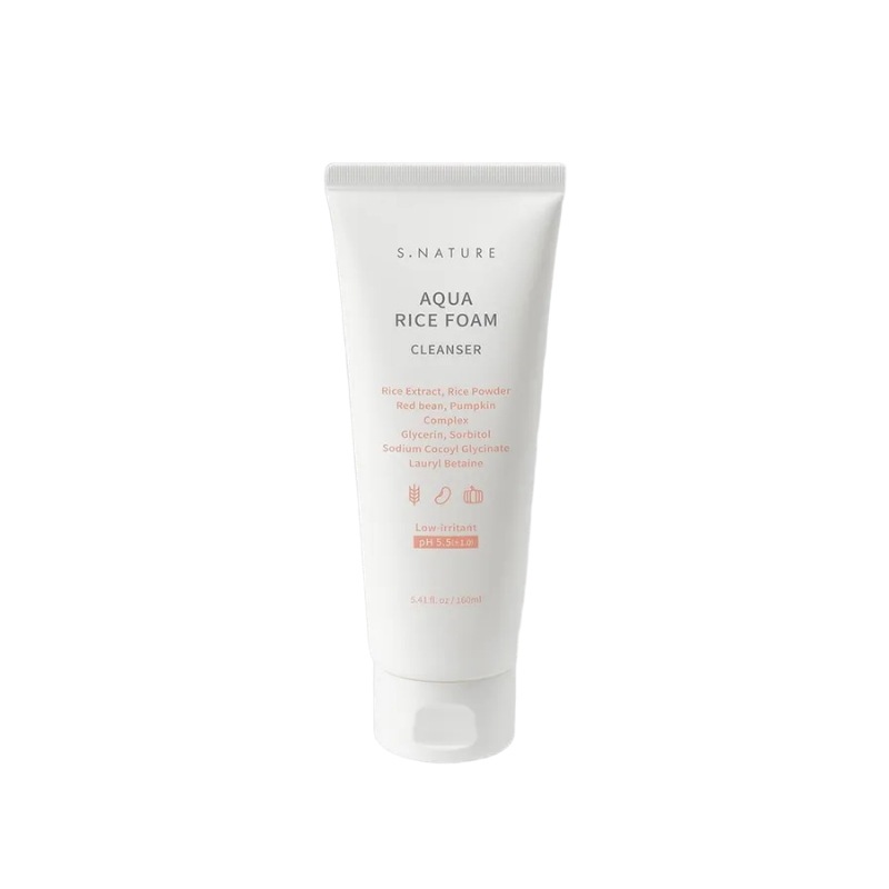 アクア ライス 弱酸性 クレンジングフォーム160ml x 2個セット