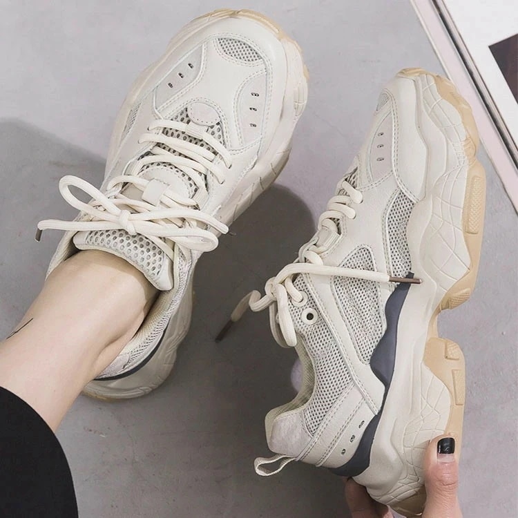 【激安開催！】厚底スニーカー レディース ダッドスニーカー 人気 韓国 レディースシューズ カジュアル シューズ 歩きやすい 厚底シューズ 軽量 滑り止め 通勤 美脚 疲れない おしゃれ 人気 20代