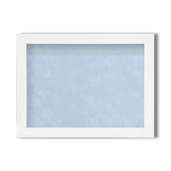 ピンバッチ缶バッチを飾れる額壁掛けスタンド付 紫外線やほこりや劣化から防ぐ B5（284209mm） ブルー