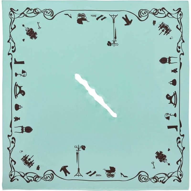 ズームティー　Betta 授乳スカーフ ワルツ (グリーン×ブラウン)