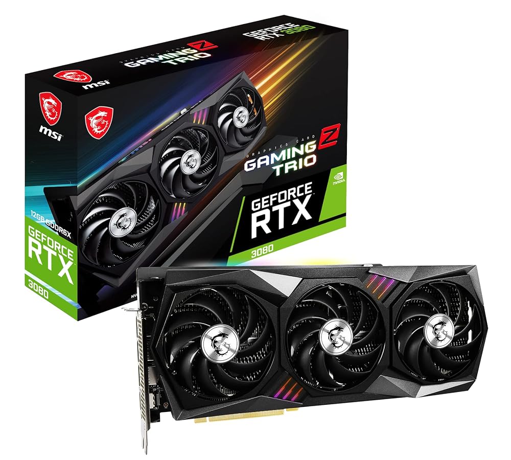 【30日保証/新品/即納】MSI GeForce RTX 3080 GAMING Z TRIO 12G LHR グラフィックスボード VD7960