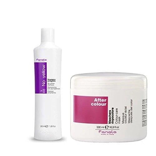 Fanola No Yellow Shampoo Packages (350 ml + After