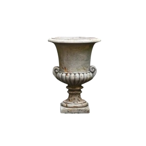 ヴィンテージスタイル 装飾フラワーポット 20インチ 排水穴付き ラウンドラッカープランター 屋内 屋外用 パティオ ガーデンデコレーション リビングルーム 庭園コートヤード向け